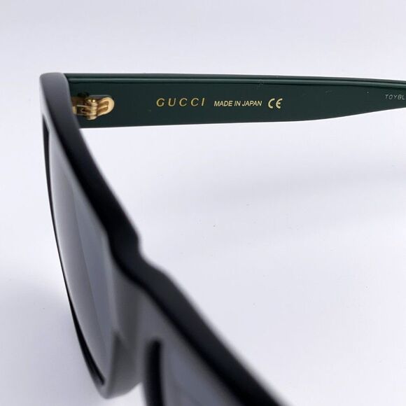 NEW GUCCI GG0926S 001 Black Green Gray Square Men Sunglasses - Picture 8 of 13